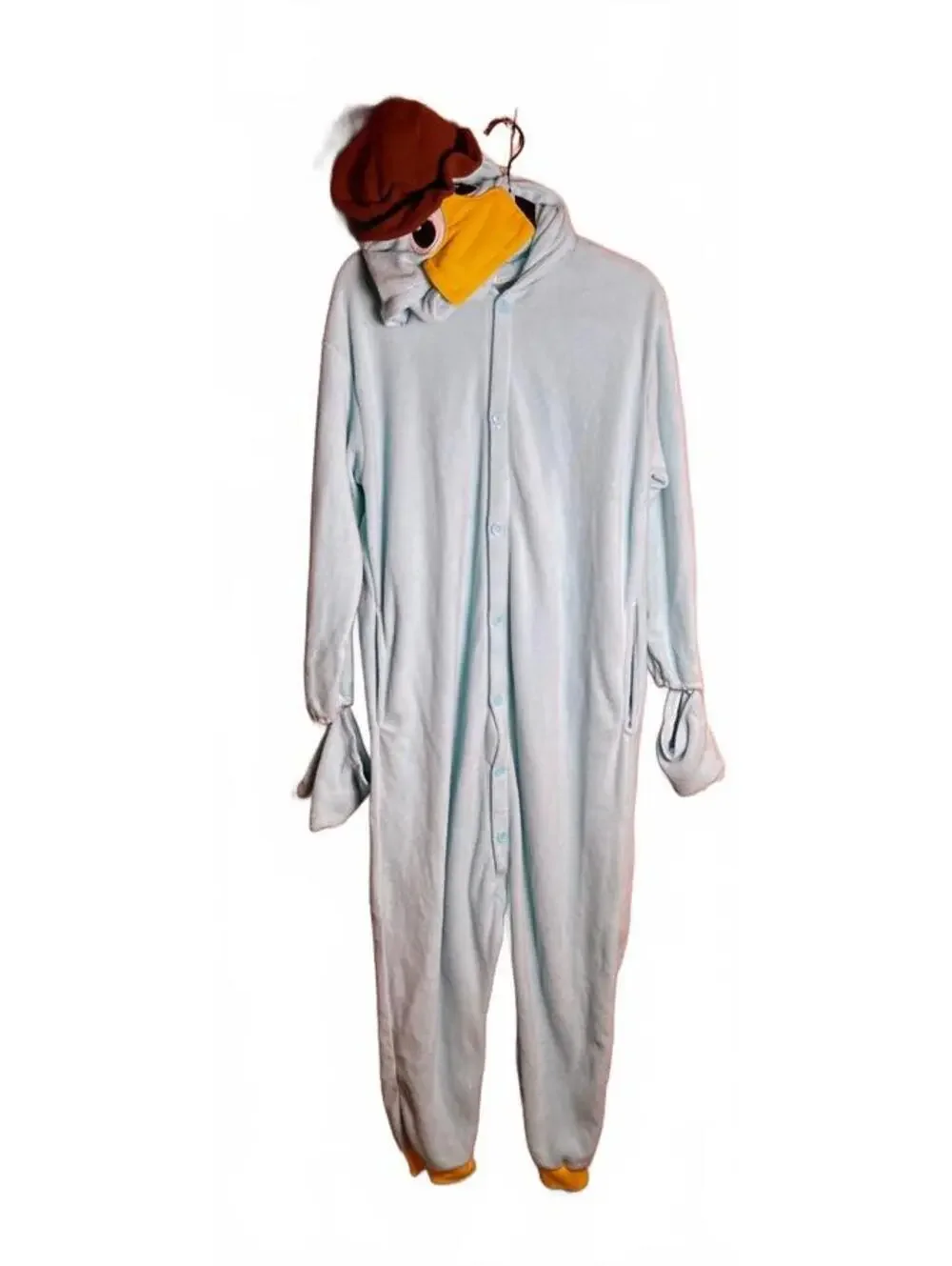 Hututu Perry the Platypus Plush Costume Hoodie Size Large